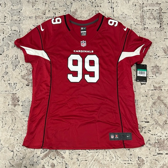 Nike Tops - Nike Authentic Arizona Cardinals J.J. Watt #99 NFL Red Jersey Women’s Sz: XL